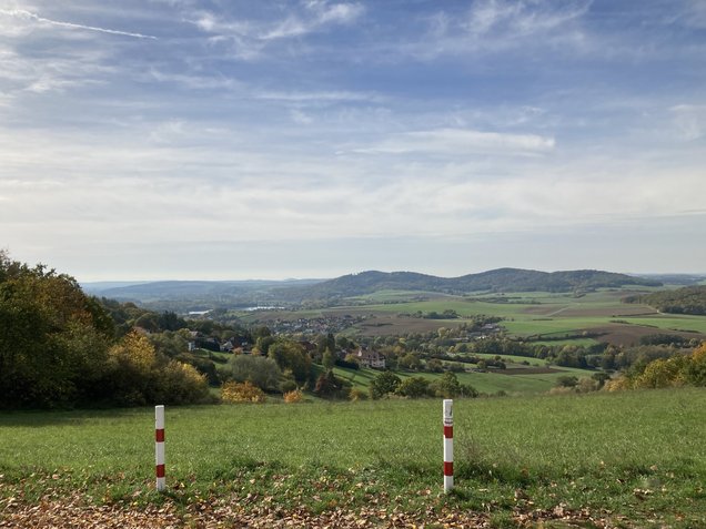Foto: Heinz-Jürgen Wiesner, Blick von der Höhe Kloster Banz